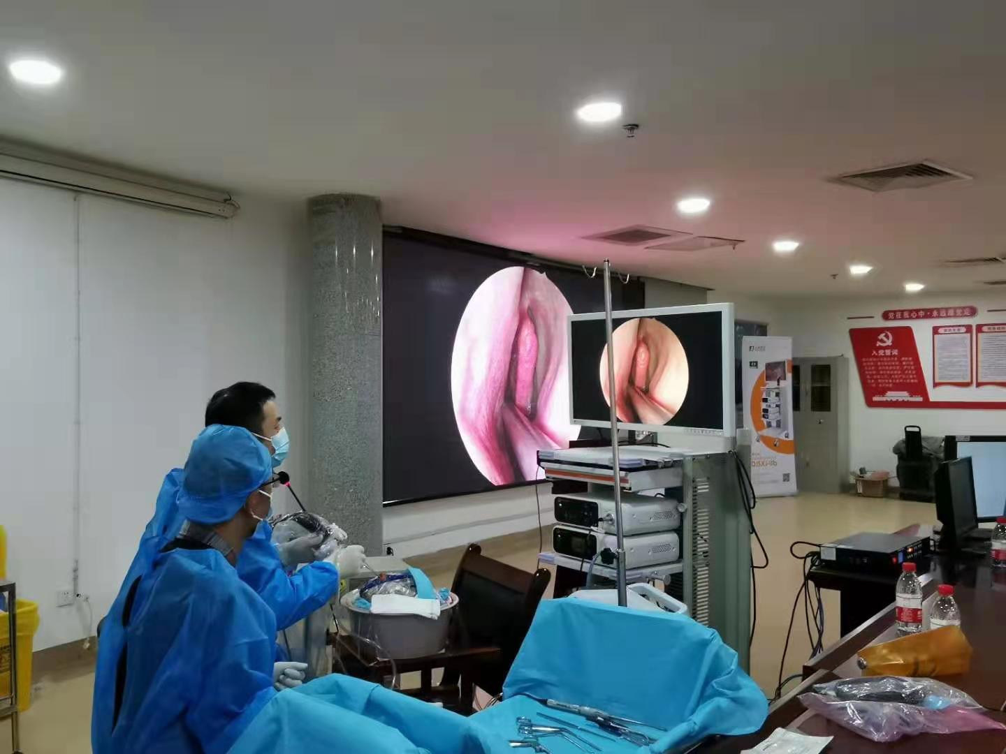 2020.12.6 Dajing 4K camera system assisted the nasocranial base anatomy and otoscopic anatomy in Nanhua University of South China second hospital, and